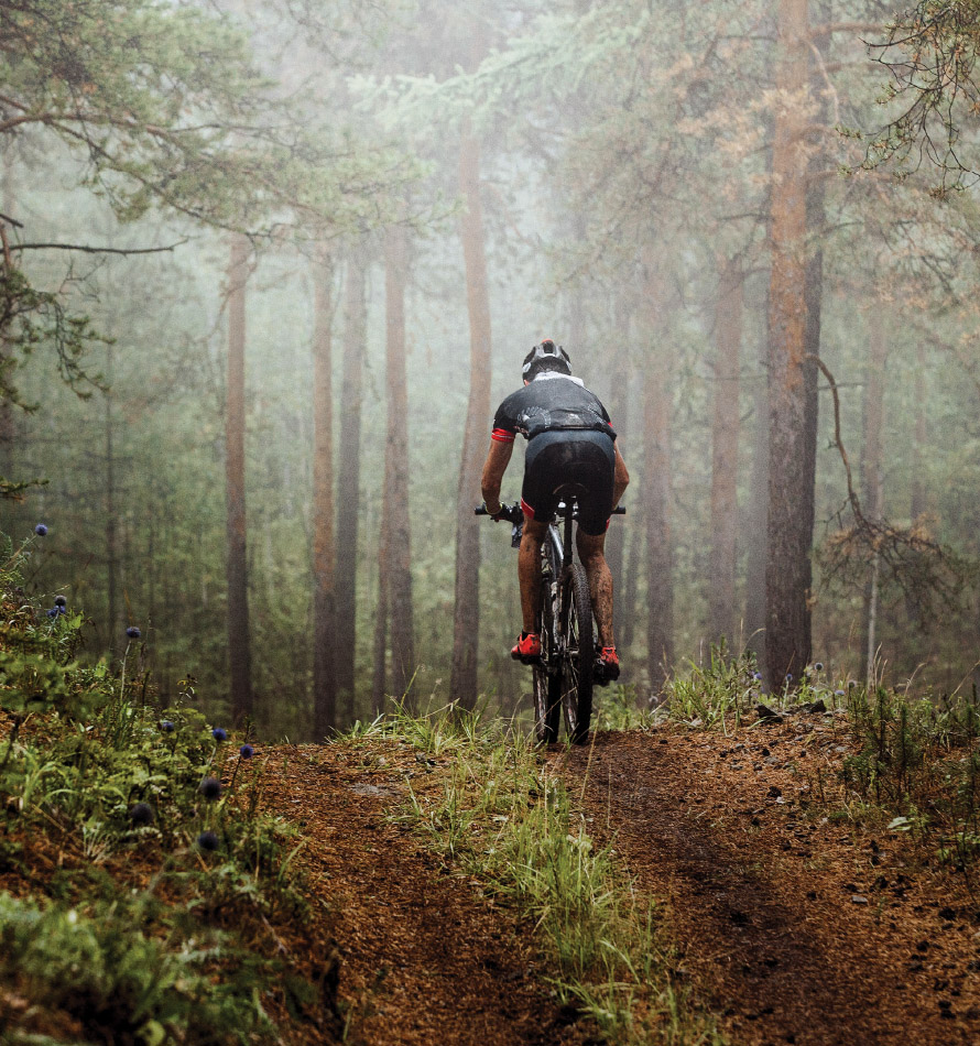 Mountain biking in Langford, BC